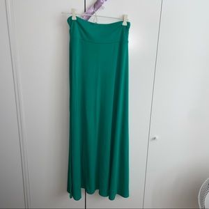 Turquoise long skirt